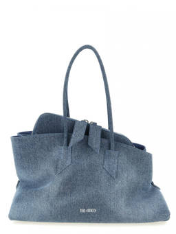 THE ATTICO - Blue La Passeggiata Medium Shoulder Bag