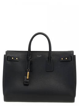 Saint Laurent - Black Sac De Jour Tote Bag