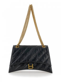Balenciaga - Black Crush M Shoulder Bag