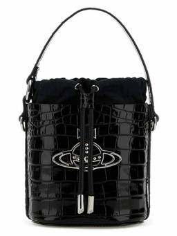 Vivienne Westwood - Black Daisy Mini Bucket Bag