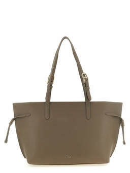 Furla - Grey Ava Top Zip Medium Tote Bag