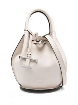 TOD'S - White Mini Bucket Bag