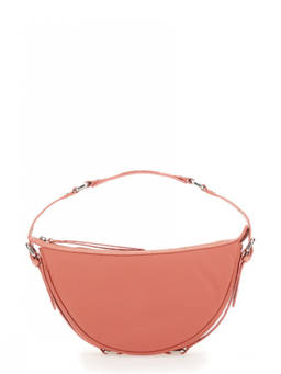 BY FAR - Pink Gib Medium Shoulder Bag