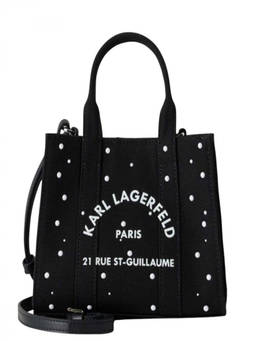 Karl Lagerfeld - Black Rue St-Guillaume Mini Tote Bag