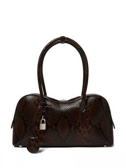 Stella McCartney - Brown Ryder Top Zip Medium Tote Bag
