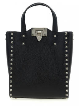 Valentino Garavani - BlackRockstud' Tote Bag