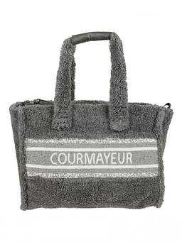 De Siena - Grey Courmayeur Top Zip Tote Bag