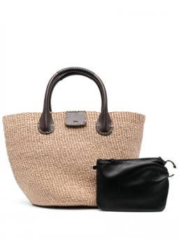 Chloe - Beige Palma Raffia Tote Bag