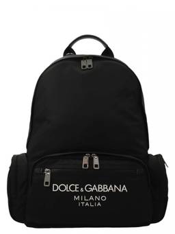 Dolce&Gabbana - Black Logo Nylon Backpack
