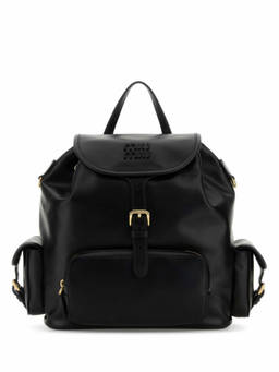 Miu Miu - Black Logo Backpack