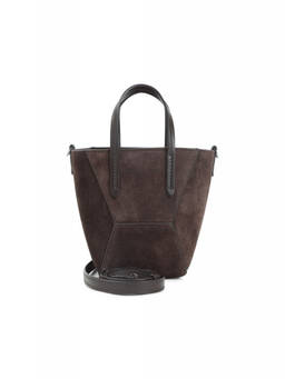 Brunello Cucinelli - Dark Brown BC Duo Mini Tote Bag