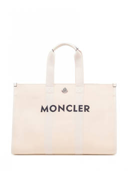 Moncler - White Logo Large Tote Bag