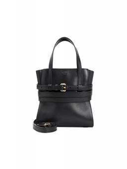 Moschino - Black Tie Me Top Zip Tote Bag