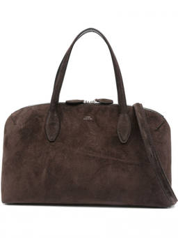 Toteme - Tote Bagme Brown Day Top Zip Large Tote Bag