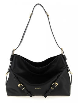 Givenchy - Black Voyou Medium Shoulder Bag