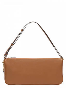 Gucci - Brown Half Horsebit large shoulder bag