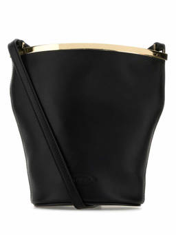 TOD'S - Black Magenta Bucket Bag