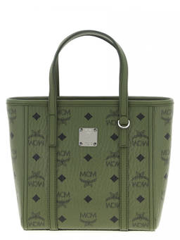 MCM - Green Toni Top Zip Mini Tote Bag
