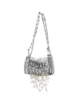 RABANNE - Silver 1969 Nano Shoulder Bag