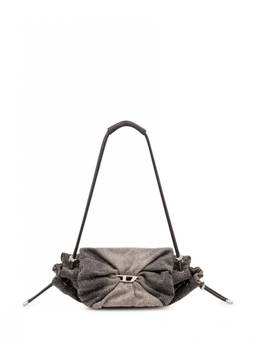 Diesel - Grey Scrunch-D Large Shoulder Bag