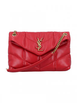 Saint Laurent - Red Puffer Small Shoulder Bag