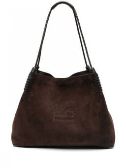 Etro - Brown Suede Shoulder Bag