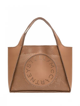 Stella McCartney - Brown Logo Tote Bag