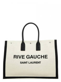 Saint Laurent - White Rive Gauche Tote Bag