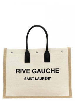 Saint Laurent - White Rive Gauche' Tote Bag