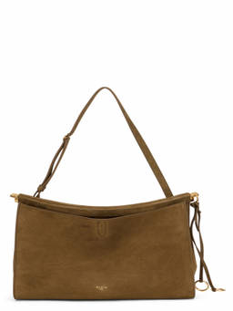 ALAIA - Brown Le Click Pocket 35 Large Shoulder Bag