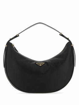 PRADA - Black Arqu Hobo Bag