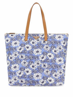 PRADA - Blue Re-Nylon Tote Bag