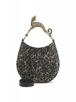 Lanvin - Leopard Print Cat Hobo