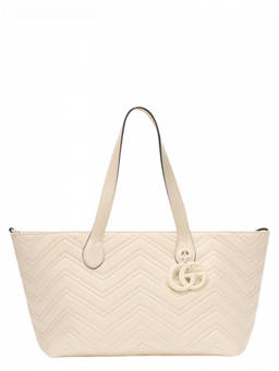 Gucci - Off White GG Marmont Large Tote Bag