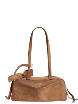 Balenciaga - Light Brown Carrie Large Shoulder Bag