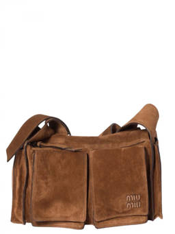 Miu Miu - Brown Utilitaire Medium Shoulder Bag