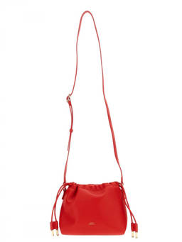 A.P.C. - Red Ninon Small Bucket Bag