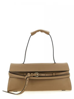 Moschino - Beige Tie Me Shoulder Bag