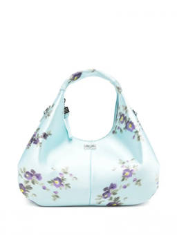 Ganni - Blue Floral Small Shoulder Bag