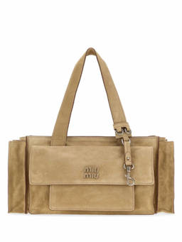 Miu Miu - Beige Utilitaire Medium Shoulder Bag