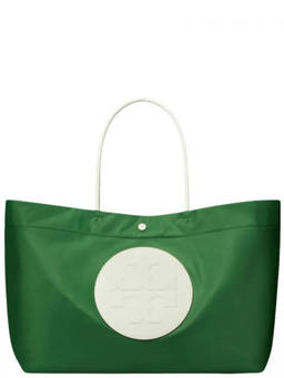 TORY BURCH - Green Ella Reversible Large Tote Bag