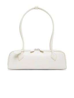 ALAIA - White Le Teckel Medium Shoulder Bag