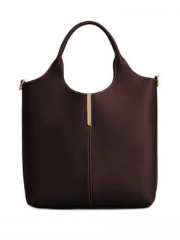 TOD'S - Maroon Leather Mini Tote Bag