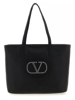 Valentino Garavani - Black Nellcote Top Zip Tote Bag