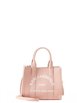 Karl Lagerfeld - Light Pink K/Rue St Guillaume Mini Tote Bag