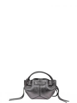 Karl Lagerfeld - Grey K/Pierced Mini Bucket Bag