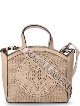 Karl Lagerfeld - Beige K/Circle Small Tote Bag