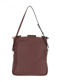TOD'S - Brown Flap Foldable Shoulder Bag
