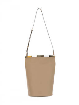 TOD'S - Beige Leather Bucket Bag