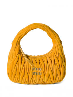 Miu Miu - Mustard Wander Matelass Shoulder Bag